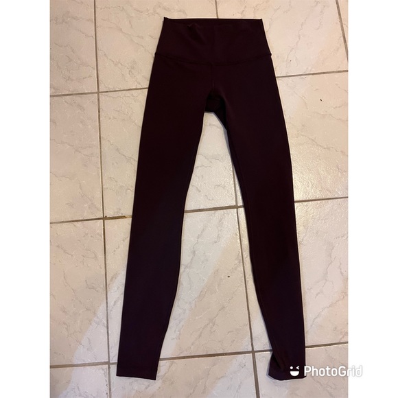 ❌sold❌ lululemon legging align dark purple size 4 - Picture 4 of 4